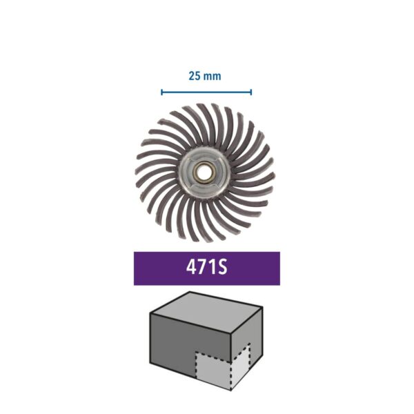 Abrasive Brush Dremel S471 Ø 25 mm 36 g - obrazek 4