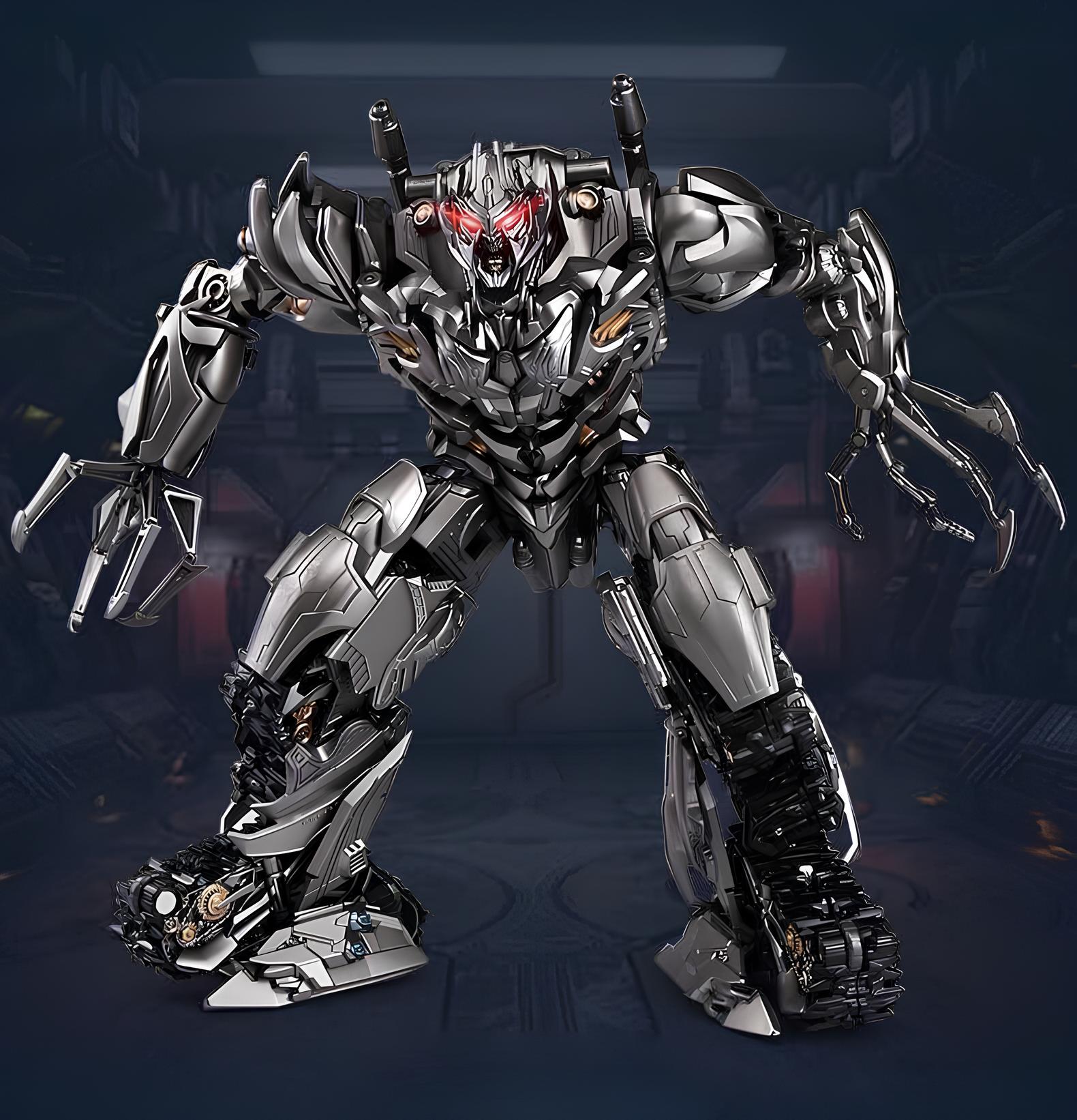 Figurka robota czołg 35 cm futurystyczna figurka z ruchomymi elementami dla kolekcjonerów i dzieci - obrazek 7
