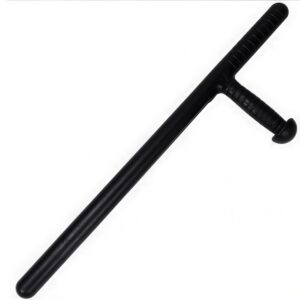 Policyjna tonfa gumowa 58 cm pałka obronna do ćwiczeń i ochrony