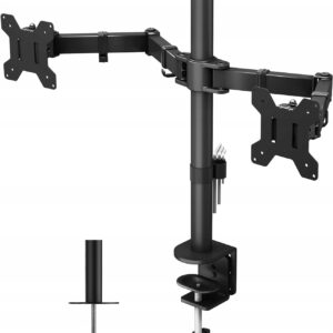 Uchwyt na dwa monitory BONTEC MDM002 13-27'', VESA 75/100 Powystawowy