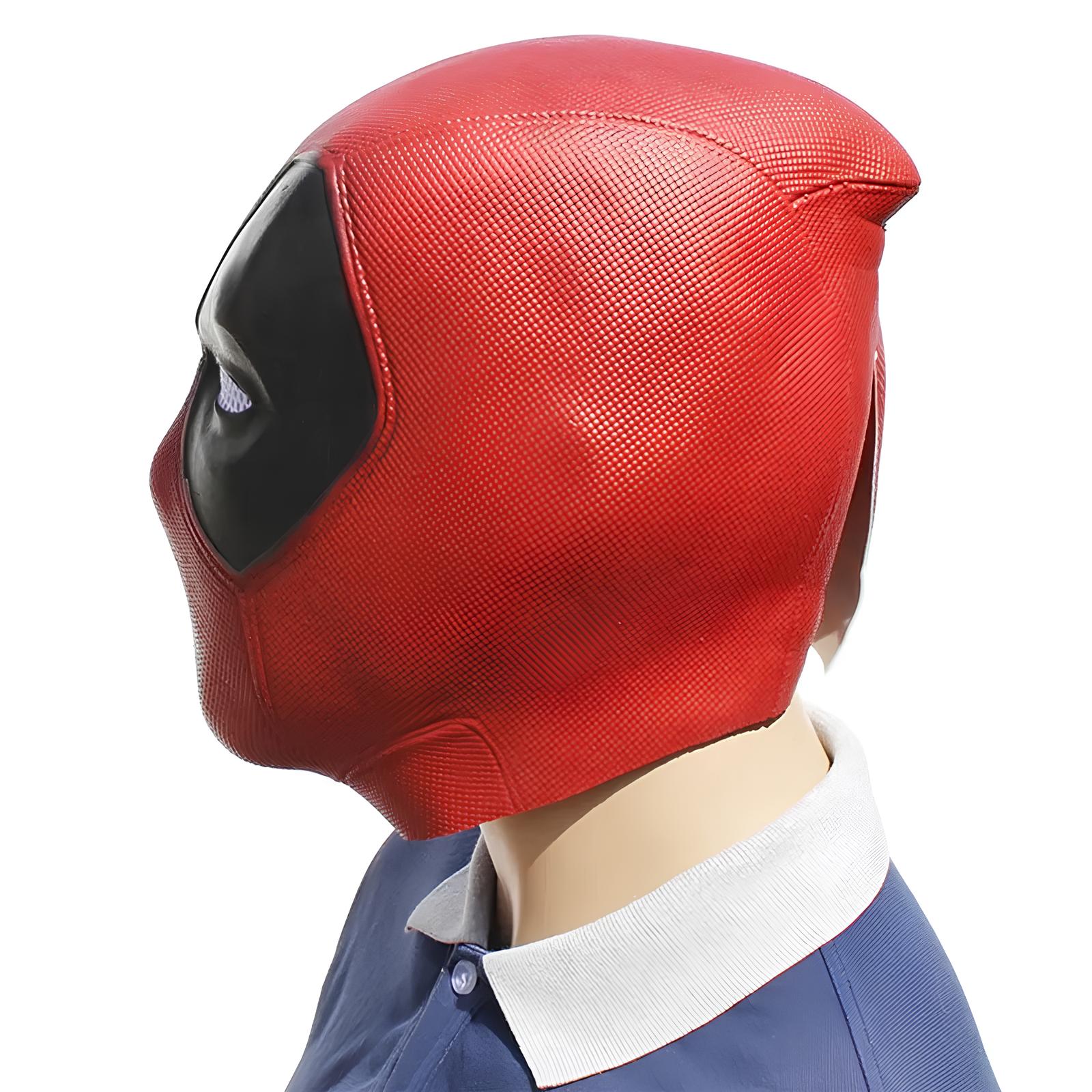 Maska na twarz Deadpool przebieranie cosplay elastyczna maska z materiału do stroju superbohatera Dead pool - obrazek 3