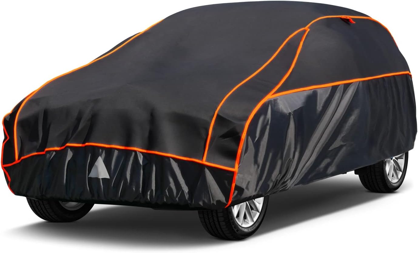Wodoodporny pokrowiec Kayme YM Black SUV 460 cm na grad, deszcz i promienie UV