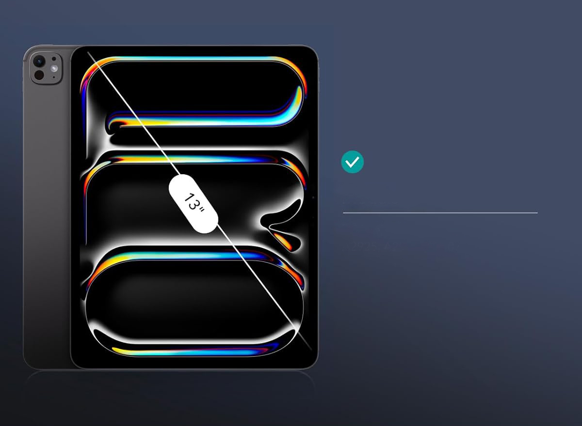 UŻYWANY Etui z klawiaturą do iPad Pro 13 (2024) ESR 6В023 360 biały QWERTZ - obrazek 3