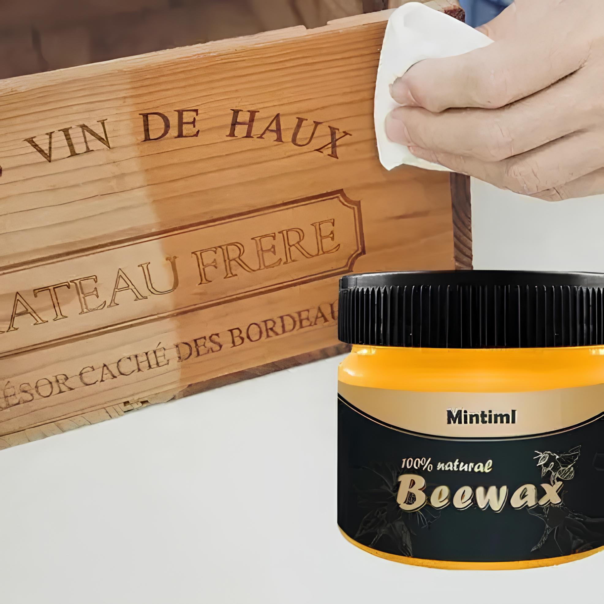 Wosk do polerowania drewna mebli pszczeli Beewax naturalny środek do renowacji - obrazek 5