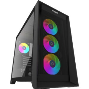 AQIRYS Obudowa do komputera XO-1 ARGB black