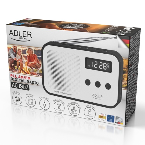 AD 1907 Radio cyfrowe PLL AM / FM - obrazek 8