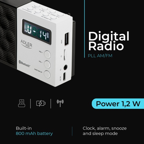AD 1908 Radio cyfrowe PLL AM/FM - obrazek 11