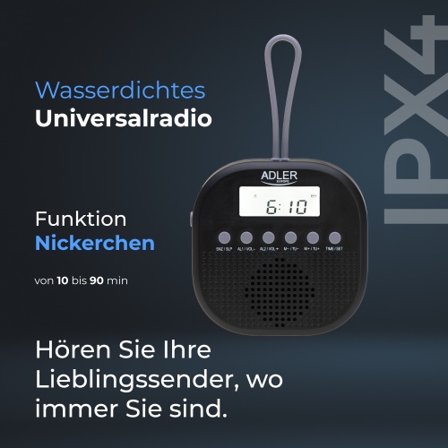 AD 1912 Radio FM wodoodporne - IPX4 - obrazek 13