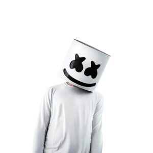 Maska Marshmello świecąca LED pierwszy pojawiła głowie amerykańskiego który wymyślił przyjął pseudonim Świeci jasno