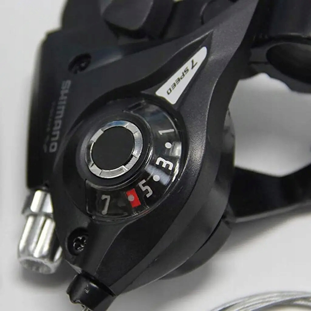 Komplet KLAMKOMANETKI Shimano ST-EF51-7 Altus 3x7 dźwignie zmiany biegów do roweru - obrazek 4