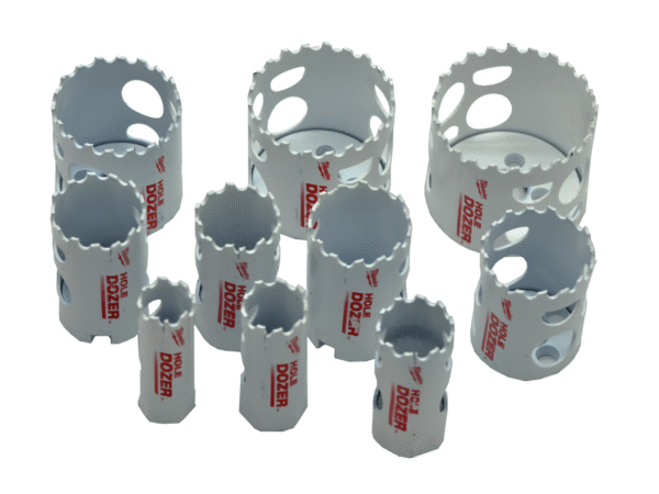 Zestaw otwornic Bi-metal 14 sztuk do drewna stali 19-57mm trzpień MILWAUKEE - obrazek 2