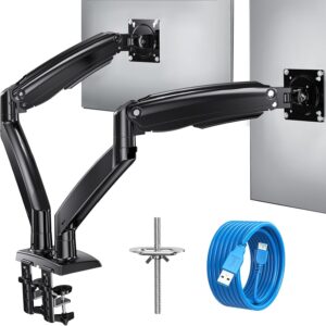 POWYSTAWOWY Uchwyt do dwóch monitorów HUANUO HNDS12 15-35" do 12 kg