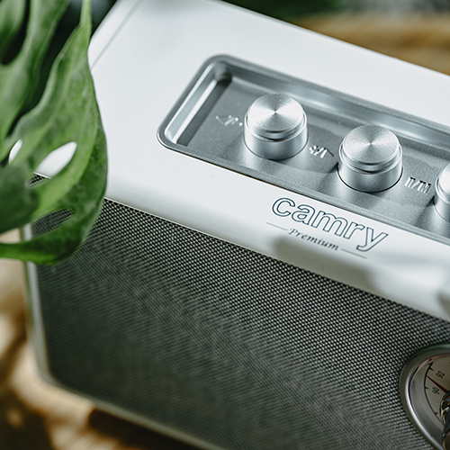 CR 1902 White Radio FM z Bluetooth - USB-c - obrazek 8