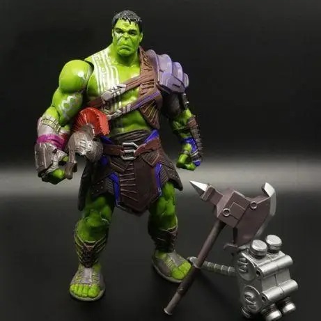Figurka Hulk Ragnarok Figurka Avengers 20 cm detaliczna figurka kolekcjonerska z filmu Thor Ragnarok z ruchomymi częściami - obrazek 6