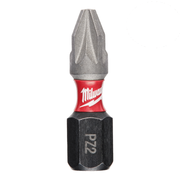 Bity udarowe Milwaukee Shockwave bit PZ2 25 mm zestaw bitów końcówek 25 szt - obrazek 2