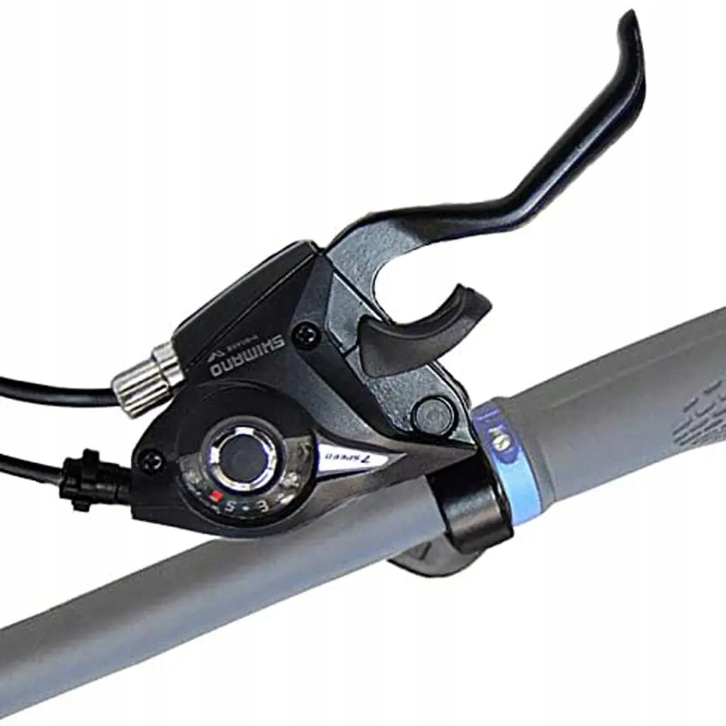 Komplet KLAMKOMANETKI Shimano ST-EF51-7 Altus 3x7 dźwignie zmiany biegów do roweru - obrazek 5