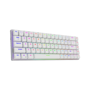 AQIRYS Klawiatura mechaniczna 65%/68 klawiszy Dual Mode: Wirelles&BT+Wired AGENA white