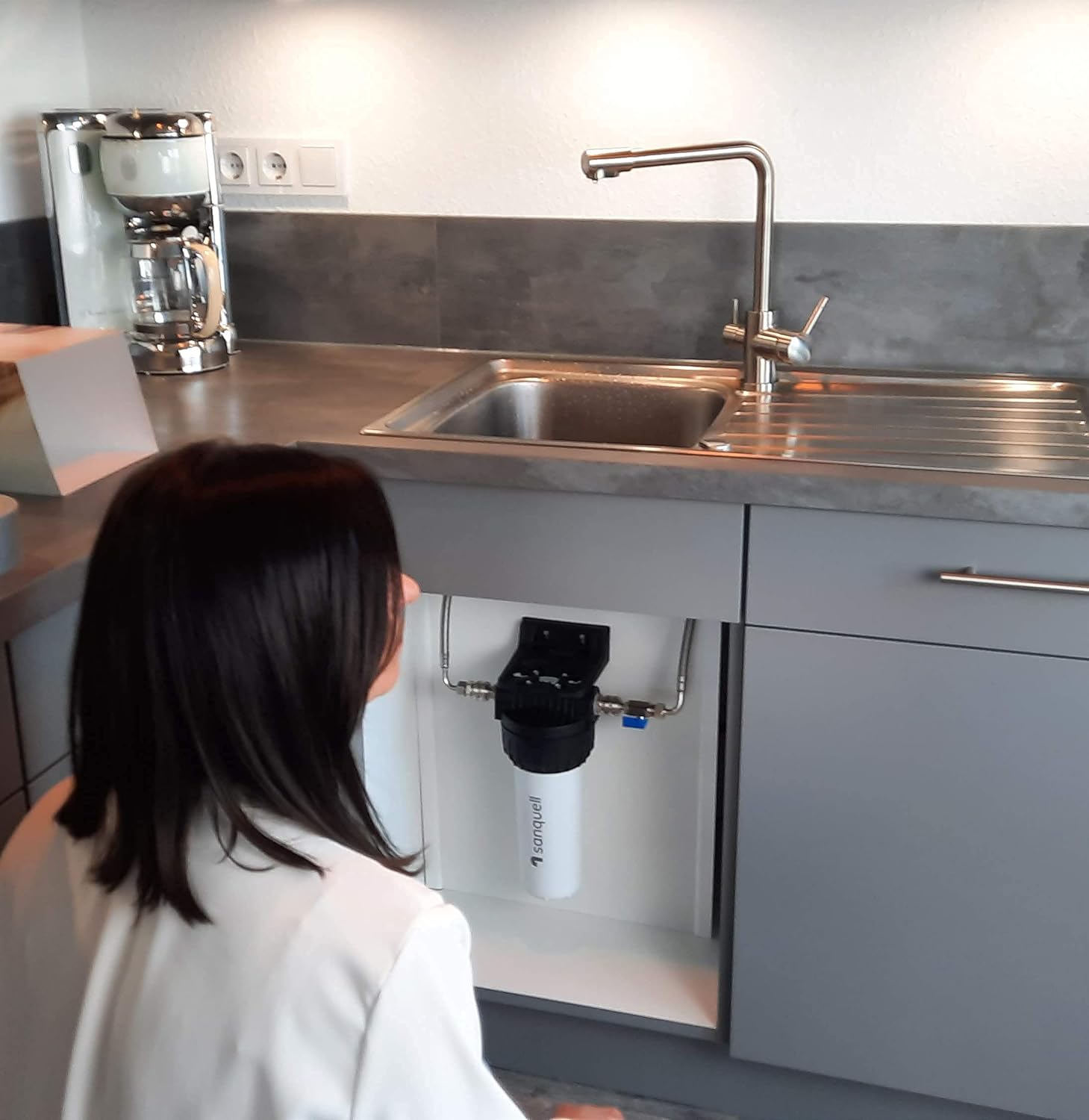 UŻYWANE Filtr pod zlew Sanquell premium 8 l/min usuwa ołów leki plastik - obrazek 3