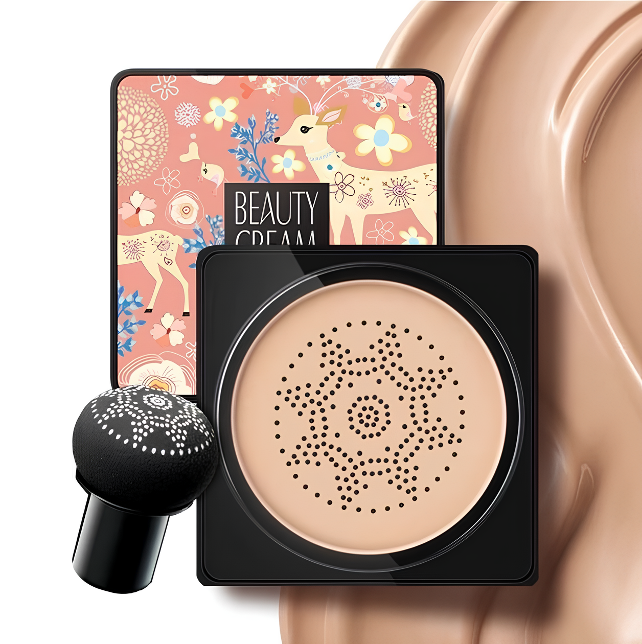 Krem BB VEZE, Podkład w płynie Cushion VEZE kolor 01 Natural - obrazek 2