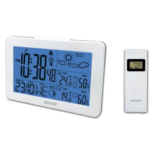 Wielofunkcyjna stacja pogodowa Denver Electronics WS-530 Biały