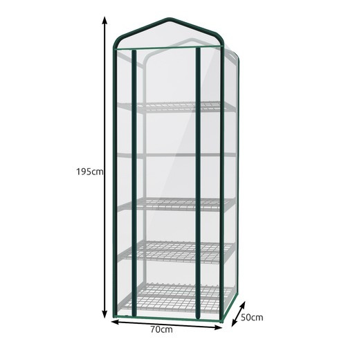 Szklarnia foliowa mini - 5 półek 23359 - obrazek 3