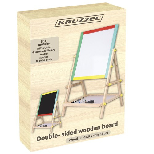 Tablica drewniana dwustronna Kruzzel 23546 - obrazek 2