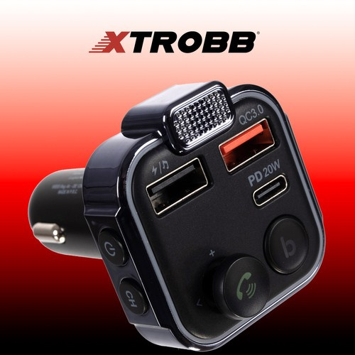 Transmiter/ ładowarka bluetooth FM Xtrobb 22355 - obrazek 3