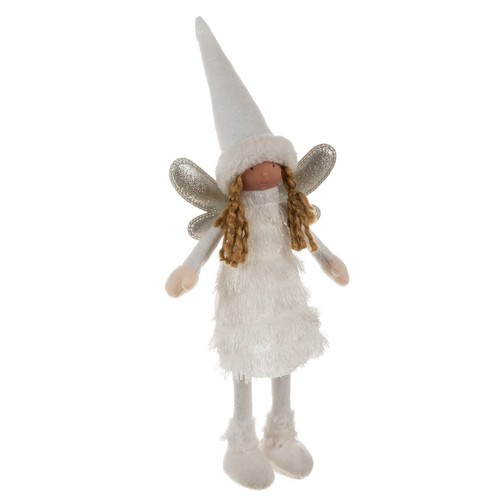 Wróżka- figurka świąteczna biała Ruhhy 22342 - obrazek 2