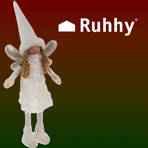 Wróżka- figurka świąteczna biała Ruhhy 22342 - obrazek 5