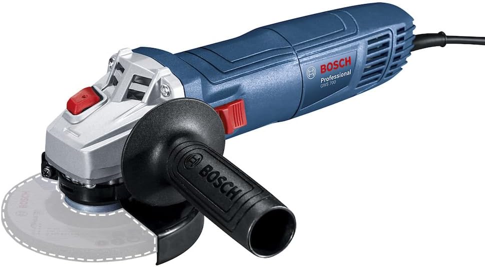Szlifierka Bosch GWS 700 710W 127V niebieska mocna i niezawodna - obrazek 2
