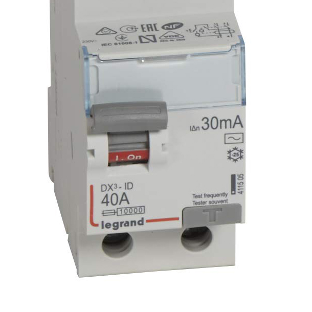 Wyłącznik różnicowy Legrand 411505 DX3-ID 2P 230V 40A AC 30mA 2 moduły - obrazek 3