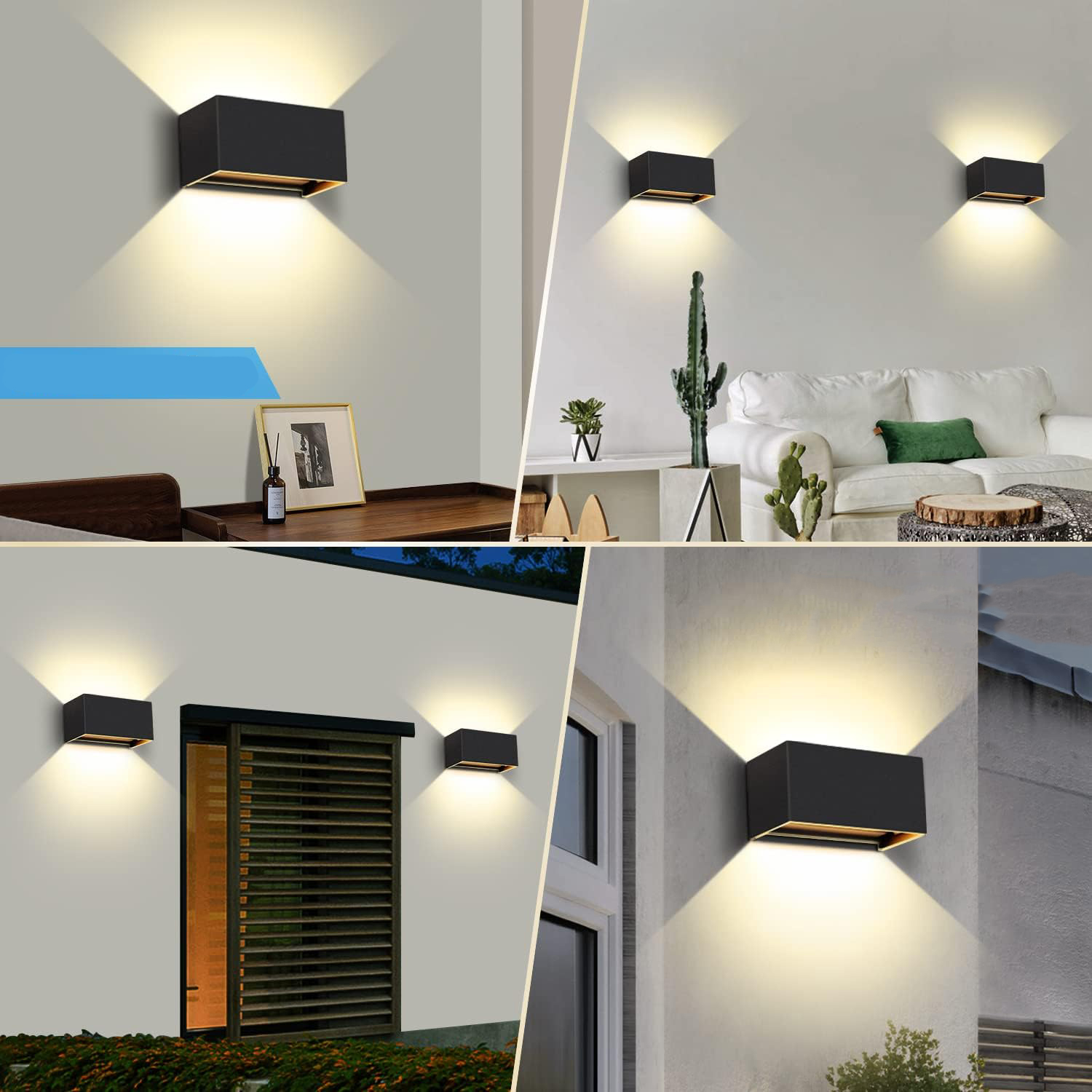 UŻYWANA Lampa Kingwen 4 x LED 20W, regulowany kąt, ciepła biała 3000K, IP65 - obrazek 4