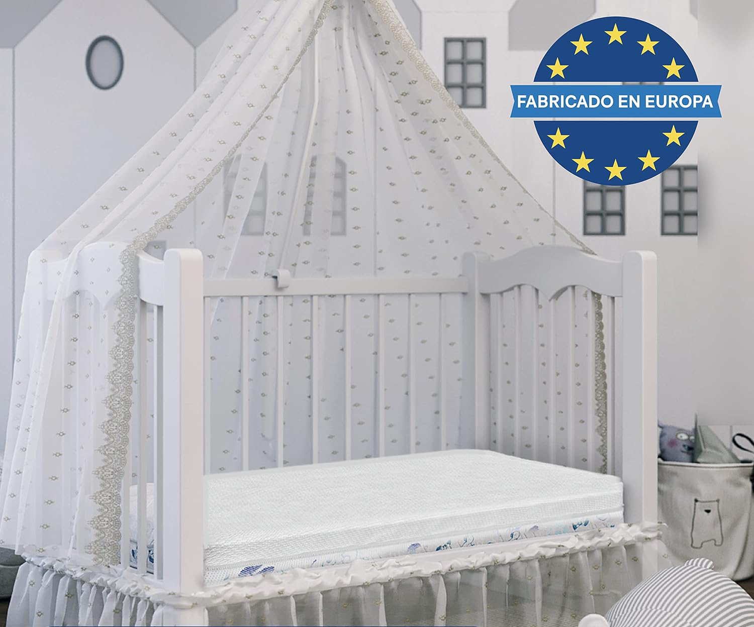 Materac dziecięcy Sweety Fox 60x120 cm dwustronny lato-zima, 11 cm grubości LDS-20240913-EU - obrazek 5