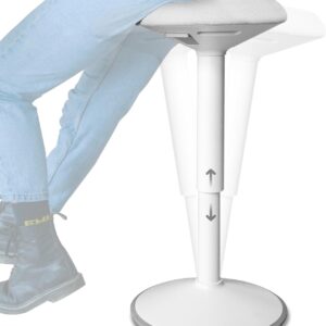 UŻYWANE stołek ergonomiczny biurowy Backerz regulacja 55-80 cm obrotowy