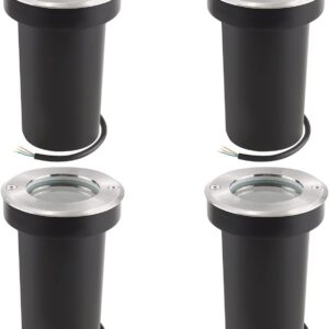 Reflektor LED wpuszczany zewnętrzny URing GU10 IP67 4 szt. POWYSTAWOWY